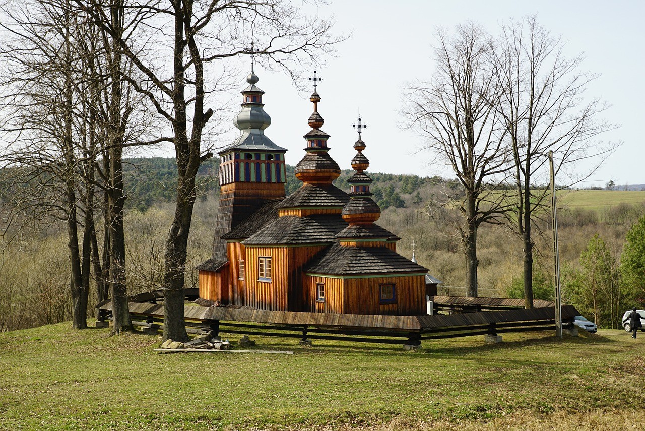 Przykładowa cerkiew w Beskidzie Niskim
